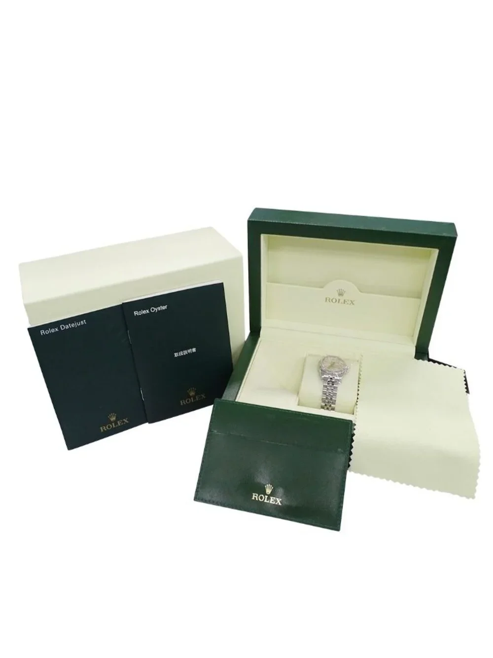 Rolex Datejust Watch Diamond Automatic Winding at Stainless SS White Gold WG